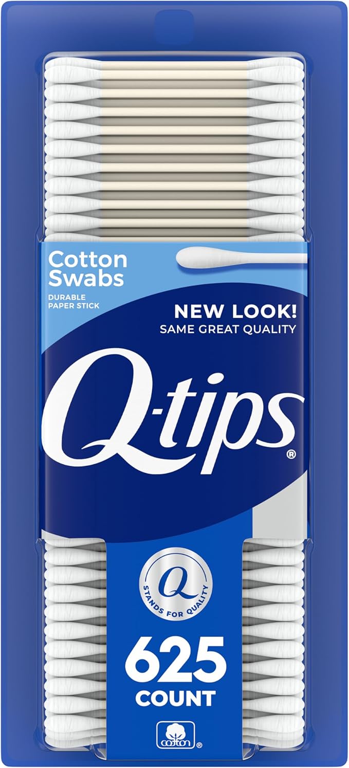Q-tips Cotton Swabs For Hygiene and Beauty Care Original Cotton Swab Made by Q-tips