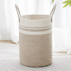 VIPOSCO Tall Laundry Hamper, Woven Rope Storage Basket by VIPOSCO