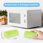 2-Pack Damp Clean Duster Sponge, Magic Sponge Eraser Baseboard Cleaner Tool - Image 6