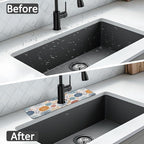 15" X 5.5" Kitchen Sink Splash Guard Faucet Mat Mandala Super Absorbent Fast - Image 6