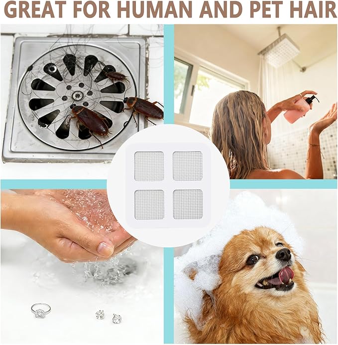 Shower Drain Hair Catcher, Shower Drain Cover - Image 6
