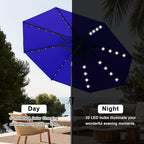 ABCCANOPY Solar Led Patio Umbrellas with 32LED Lights 11FT (Blue) - Image 3