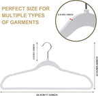 Quality Hangers 200 Pack Non-Velvet Plastic Hangers - Image 4