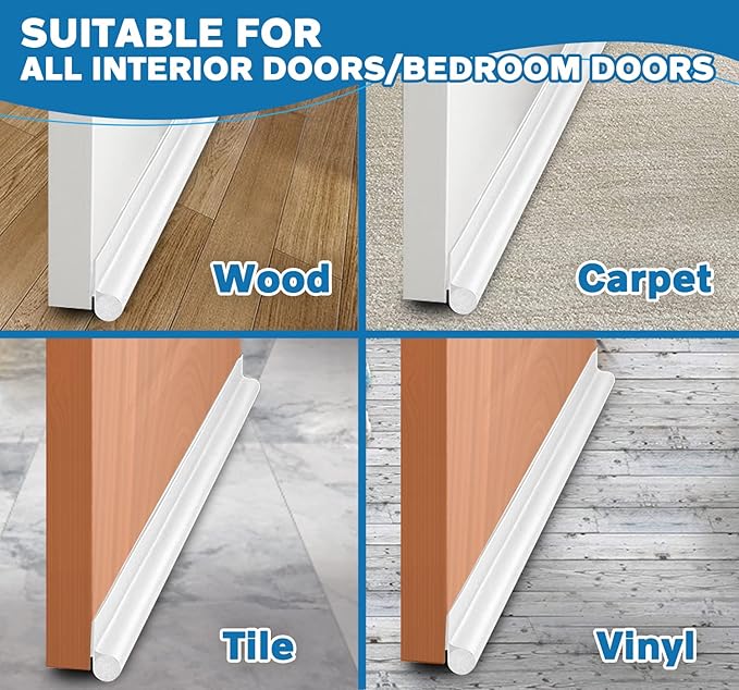 MAXTID Under Door Draft Seal for Bottom of Doors 30 Inch Small Size Door - Image 4