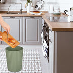 JiatuA Small Trash Can Plastic Wastebasket Round Garbage Container Bin - Image 7
