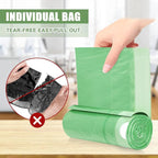 4 Gallon Trash Bags Drawstring 100 Count, JUKFITA Strong Small Garbage Bag - Image 3