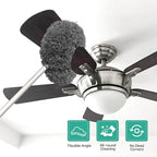 Ceiling Fan Cleaner Duster Reusable Microfiber Ceiling Fan Blade Cleaner - Image 2