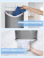 NiHome XXL Hanging Laundry Hamper Bag 39.4"x22.4" - Image 4