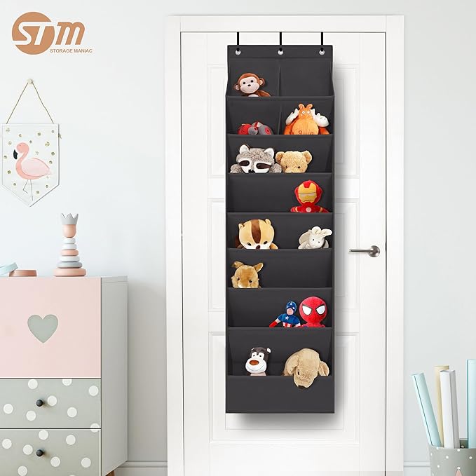 STORAGE MANIAC Over the Door Shoe Organizer Heavy-Duty Large Deep Pocket - Image 8