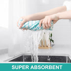 Homaxy Premium Cotton Kitchen Towels 16"x 28", Large Natural Ring Spun 390 GSM - Image 3