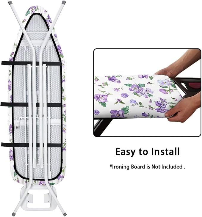 Floral Ironing Board Cover, Iron Board Cover Standard Size, Ironing Board Cover - Image 4