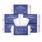 Ourmed Life Face Towels, Disposable Biodegradable Clean Facial Wash Cloth by ourmedlife