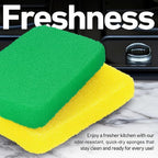 Casanero 6-Pack Silicone Scrubbing Sponges, Heavy-Duty, Non-Scratch | Reusable - Image 5