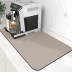 WISELIFE Coffee Mat Super Absorbent Dish Drying Mat Coffee Bar Accessories Match by WiseLife