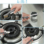 Kitchen Cleaning Scrub Brush Deep Gas Stove Brass Wire Brush - Image 6
