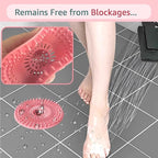 Sink Drain Strainer, Hair Catcher Shower Drain, Bathroom Silicone Bathtub Drain - Image 8