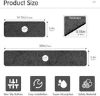 Kitchen Sink Splash Guard 1 PC 30 Inch Sink Faucet Mat Splash Guard - Image 2
