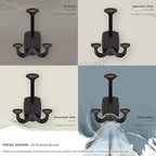 Amerock H37004ORB | Vicinity Triple Prong Decorative Wall Hook | Oil Rubbed - Image 7
