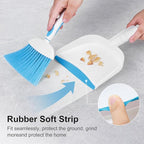 NACENA Small Dust Pan and Brush Set, Mini Broom and Dustpan Set Small Hand - Image 3