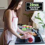 Compressed Cellulose Kitchen Sponges 24Pack, Non-Scratch Biodegradable Natural - Image 7