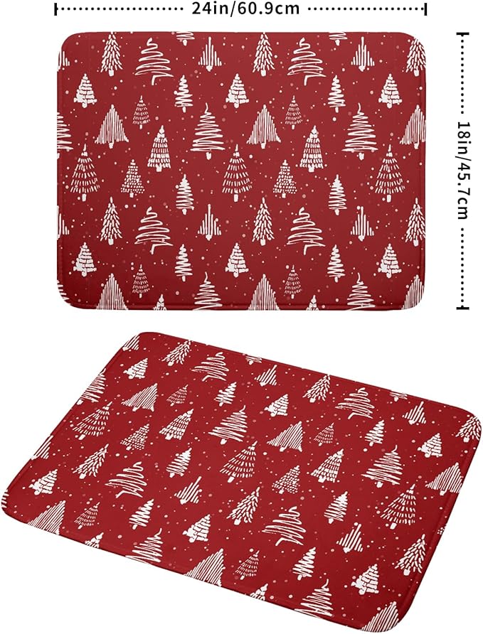 Christmas Dish Drying Mat 18 x 24 Inch - Image 2