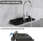 WAFT YEARN 14X5 Inch Silicone Durable Faucet Mat Kitchen Sink Splash Guard - Image 6