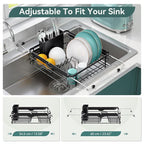 Over the Sink Dish Drying Rack, In Sink Dish Drying Racks, Expandable Dish Rack - Image 2