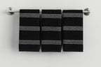 Serafina Home Black Kitchen Hand Dish Towels: Oversized 18" x 28", 100% Cotton - Image 2