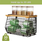 Wire Fruit Basket for Kitchen Storage: Hanging and Counter Basket for Vegetable - Image 6