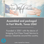 White Towel Services 8" x 8" inch Moist Cotton Towel Individually Wrapped - Image 9