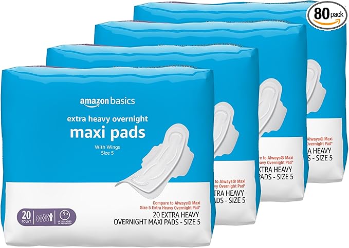 Amazon Basics Thick Maxi Pads by AmazonBasics