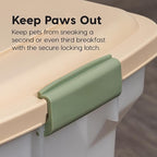 IRIS USA Dog Food Storage Container, Airtight Lid, Versatile Pet Food Bin - Image 8