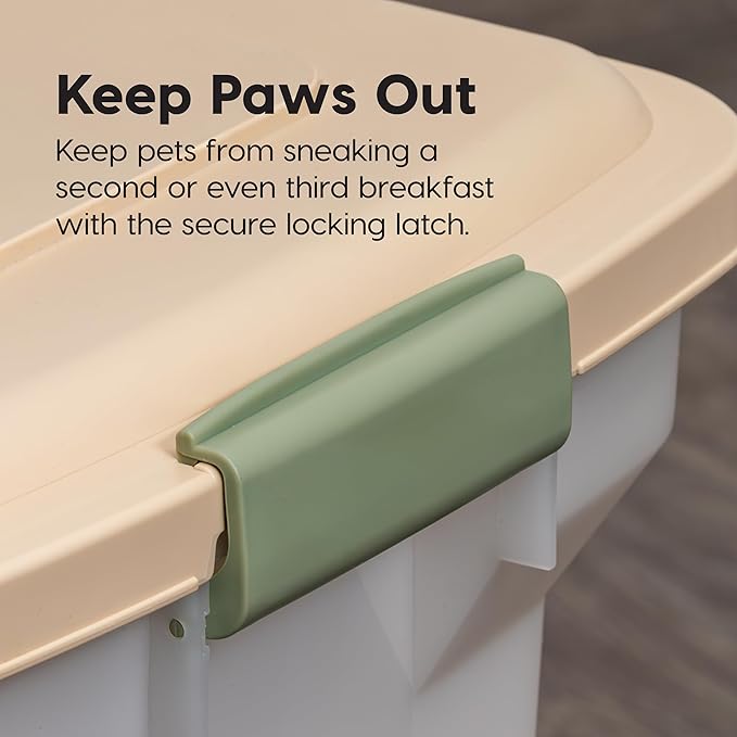 IRIS USA Dog Food Storage Container, Airtight Lid, Versatile Pet Food Bin - Image 8