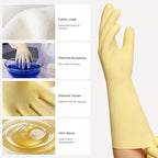 ThxToms 2 Pair Nitrile Dishwashing Cleaning Gloves, - Image 2