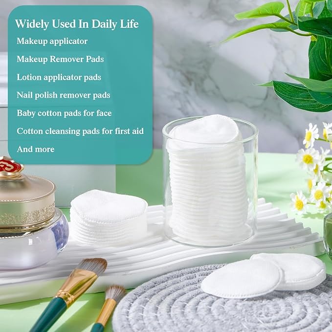 Maxcheck 2000 Pcs Cotton Rounds Bulk Exfoliating Rounds - Image 7