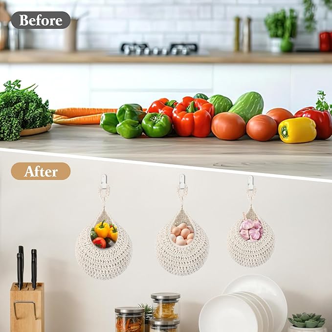 Hanging Fruit Baskets for Kitchen - Image 6