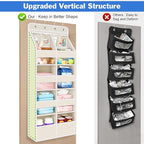 Univivi 5-Shelf Fabric Baby Door Storage Over Door Hanging Organizer - Image 7