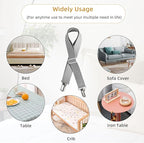 8Pcs Adjustable Bed Sheet Straps Clips, Elastic Mattress Sheet Fasteners Holder - Image 4