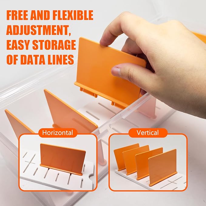 Charger Organizer, Cable Cord Organizer Box - Image 3