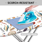 Extra Thick Ironing Board Cover and Pad, 15x54 Ironing Board Cover, Resist - Image 4
