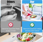 2pcs Swan-Shaped Drain Basket, Stainless Steel Sink Strainer Catcher - Image 4