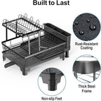 GSlife 2 Tier Dish Drying Rack - Image 9