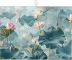 Pond Lotus Dish Drying Mats for Kitchen Counter, Absorbent Reversible by Unknown