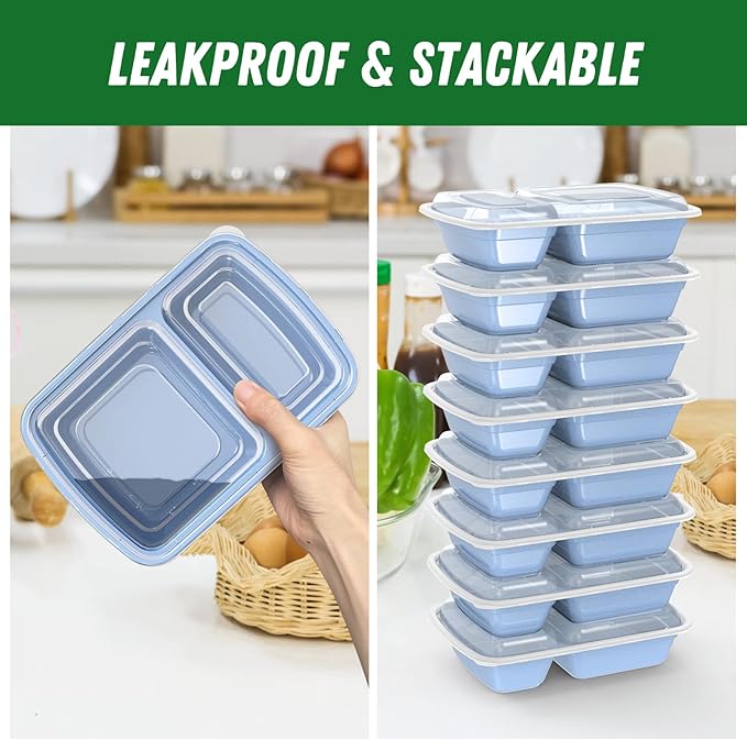 50 Pack 28 oz Meal Prep Containers Reusable - Image 4