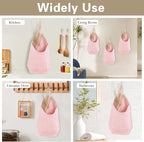 100% Linen Hanging Storage Bags Baskets 2 Pcs, Small Wall Storage Bag - Image 5