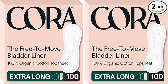 Cora 100% Organic Cotton Topsheet Bladder Liners by Cora