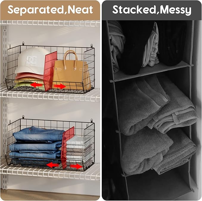 3 Tier Closet Hanging Shelves - Image 6