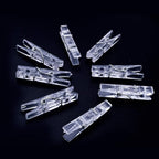 Jdesun 50 Pieces Photo Clips, Mini Plastic Picture Paper Clip Clothespins Peg - Image 5