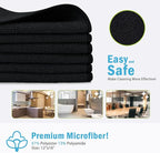 AIDEA Microfiber Cleaning Cloth-100PK, Soft Microfiber Towels - Image 2