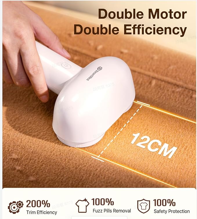 DesertWest Fabric Shaver, 2025 Flagship 3000mah Rechargable Lint Remover - Image 2